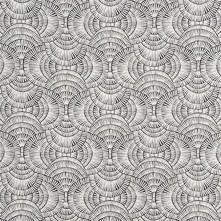 Fan Over Iron by Carole Fabric Earth & Stone 85% Cotton, 15% Linen Pakistan  13 1/2" V, 13 1/2" H 54"  - Fabric Carolina -