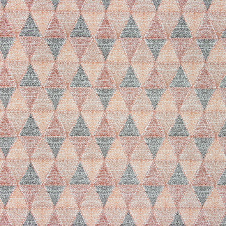 Arrow Persimmon by Carole Fabric Summer Garden 100% Cotton India Passes 25,000 Circular Rubs Martindale 8 7/8" V, 9" H 54"  - Fabric Carolina -