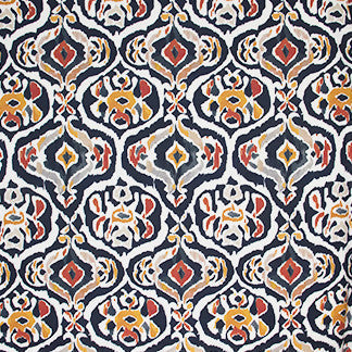 Riddle Me This Autumn Night by Carole Designer Fabric French Navy 60% Viscose, 40% Poly China Passes 21,000 Double Rubs Wyzenbeek </p><p>Repeat: 27" V, 13 1/2" H 54" - Swanky Fabrics -