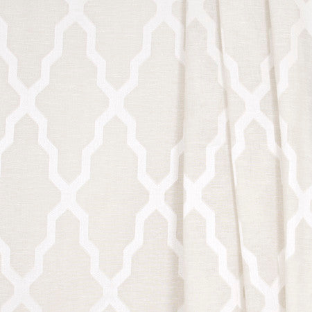 In The Path Ivory by Carole Fabric Sheer Marvel 90% Polyester, 10% Linen CHINA N/A </p><p>Repeat: 7 1/2" V, 14 1/2" H 118" - Fabric Carolina -