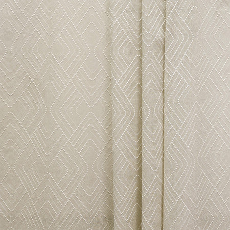 <p>Aim For It Parchment by Carole Designer Fabric</p><p><strong>Required Minimum Quantity Purchase: 2 yards</strong></p><p>Book: Sheer Delight</p><p>Content: Base: 88% Polyester, 12% Cotton Embr: 100% Polyester</p><p>Origin: </p><p>Performance: N/A</p><p>Repeat: 12 1/2" V, 8 1/2" H</p><p>Width: 50 1/2*"</p>
