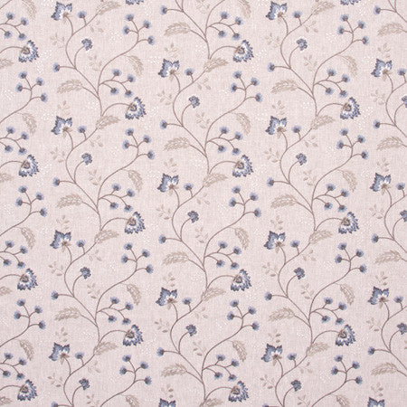 Until You Java by Carole Fabric Bluebird 52% Cotton, 48% Polyester India Passes 30,000 Double Rubs Wyzenbeek </p><p>Repeat: 9 1/8" V, 17 1/4" H 52" - Fabric Carolina -