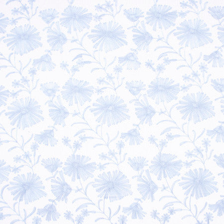 Unexpected Grace Lake by Carole Fabric Bluebird 100% Polyester India N/A Horizontal: 12 1/2" and Vertical: 11 1/4" V 53" - Fabric Carolina -