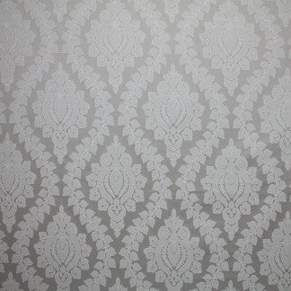 Amaranthus Pewter by Carole Fabric Frosted Glass 100% Polyester India  16 3/8" V, 12 3/4" H 54"  - Fabric Carolina -