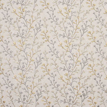 Promise You Thunder by Carole Fabric Wallflower Base: 72% Poly, 28% Cotton. Embr 100% Poly INDIA 30,000 Wyzenbeek Double Rubs 9 1/4" V, 13 1/2" H 53.5"  - Fabric Carolina -