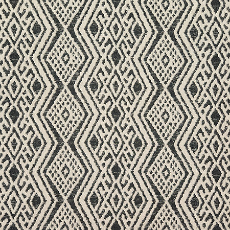 Double Sided Charcoal by Carole Fabric Earth & Stone 79% Cotton, 21% Polyester India N/A 7 7/8" V, 13 3/8" H 52.75"  - Fabric Carolina -