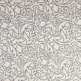 Wistful Wishes Indigo by Carole Fabric Evolution 55% Linen, 45% Rayon China Passes 30,000 Double Rubs Wyzenbeek Horizontal: 13" and Vertical: 13" 52" - Fabric Carolina -