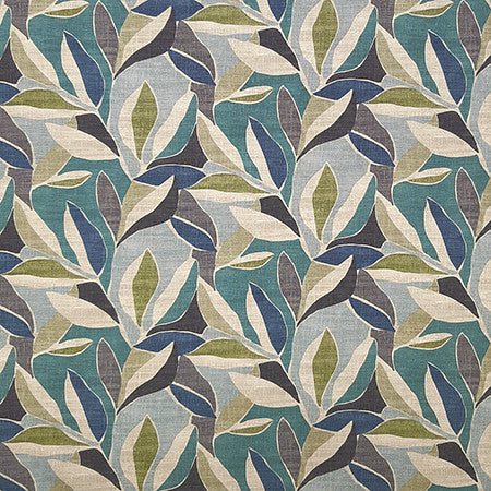 Let Them Fall Laguna by Carole Fabric Dewdrop 100% Cotton Pakistan 50,000 WYZENBEEK DOUBLE RUBS 12 1/2" V, 13 1/2" H HD 54.5"  - Fabric Carolina -