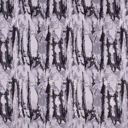 Artistic License Carbon by Carole Fabric Modern Edge 100% Polyester China 60,000 Wyzenbeek Double Rubs Horizontal: 15" and Vertical: 14" V 56" - Fabric Carolina -