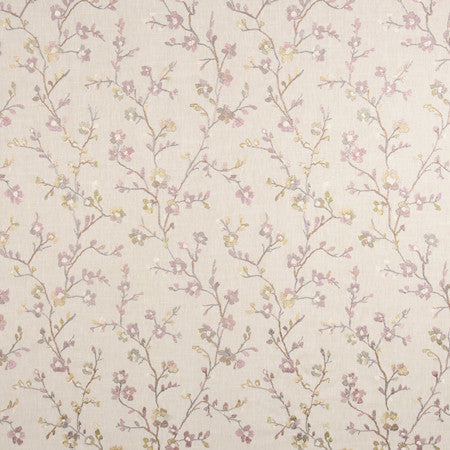 Flower Trail Wisteria by Carole Fabric From The Heart 58% Cotton, 42% Polyester India 6,000 Wyzenbeek Double Rubs </p><p>Repeat: 18 1/2" V, 17 1/2" H 52.25" - Fabric Carolina -