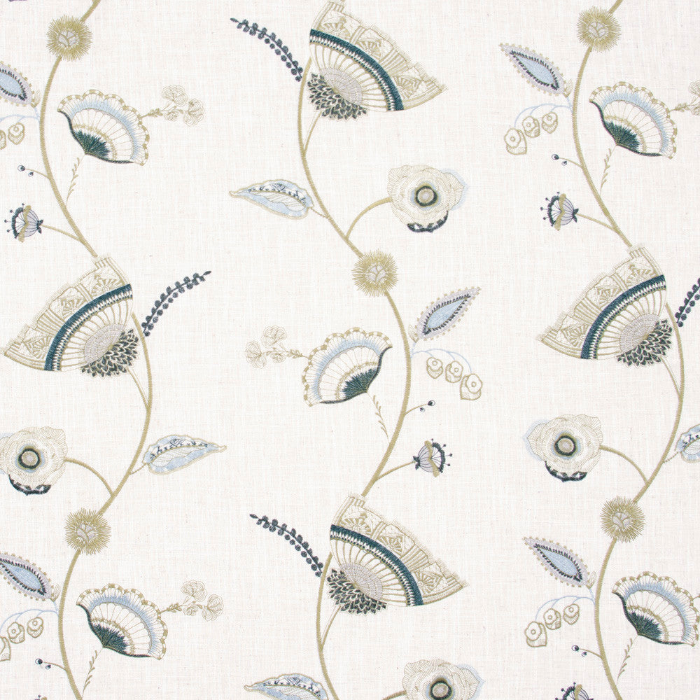 Hidden Gems Sage by Carole Fabric Lemongrass 60% Polyester, 30% Viscose, 10% Cotton China N/A Horizontal: 13 and Vertical: 11.75 52 - Fabric Carolina -