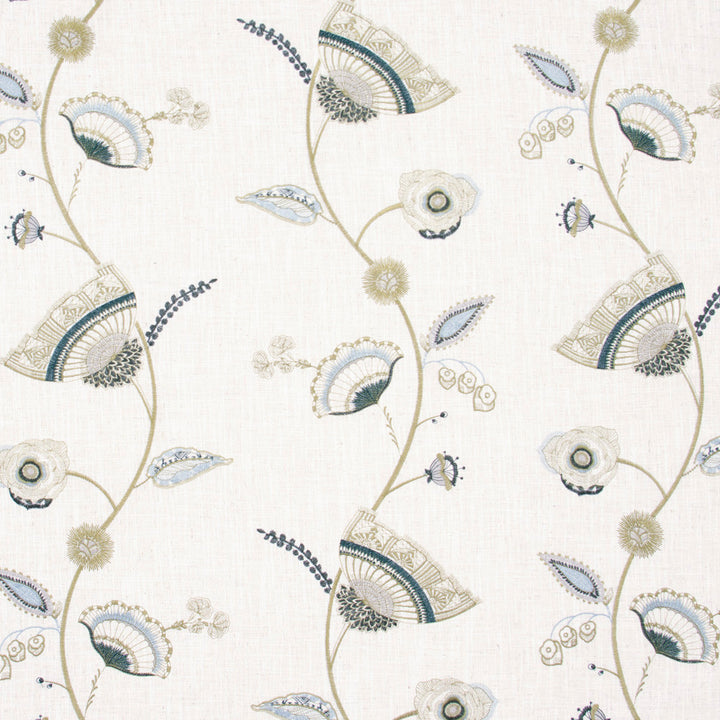 Hidden Gems Sage by Carole Fabric Lemongrass 60% Polyester, 30% Viscose, 10% Cotton China N/A Horizontal: 13 and Vertical: 11.75 52 - Fabric Carolina -