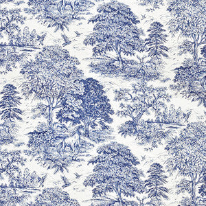 Wild Horses Bluebell by Carole Fabric