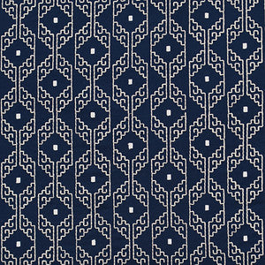 Our Corner Navy by Carole Fabric
