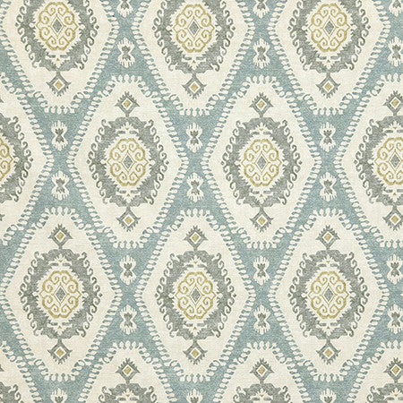 Thornwood Spa by Carole Fabric Dewdrop 100% Cotton Spain  18" V, 4 1/2" H HD 54"  - Fabric Carolina -
