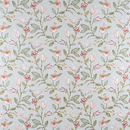 Bloom Away English Garden by Carole Designer Fabric From The Heart 58% Cotton, 42% Polyester India 12,000 Wyzenbeek Double Rubs </p><p>Repeat: 12 1/2" V, 13 1/8" H 52.25" - Swanky Fabrics -