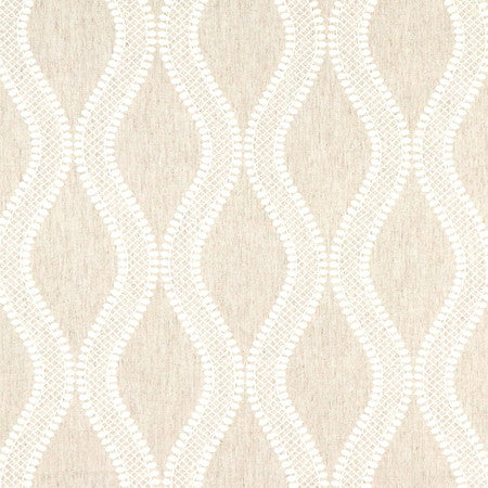 <p>Clearly Charming Natural by Carole Fabric</p><p><strong>Required Minimum Quantity Purchase: 2 yards</strong></p><p>Book: Forget Me Knot</p><p>Content: 65% Polyester, 20% Linen, 15% Cotton</p><p>Origin: </p><p>Performance: N/A</p><p>Repeat: 9" V, 6 3/4" H</p><p>Width: 53 1/2*"</p>