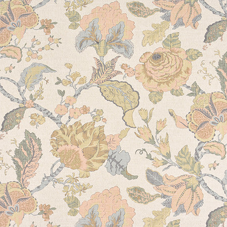 Comfort Zone Cashmere by Carole Fabric Harvest 70% Cotton, 30% Linen-Light Latex Backing China 15,000 Wyzenbeek Double Rubs 24 5/8" V, 27" H HD 54"  - Fabric Carolina -