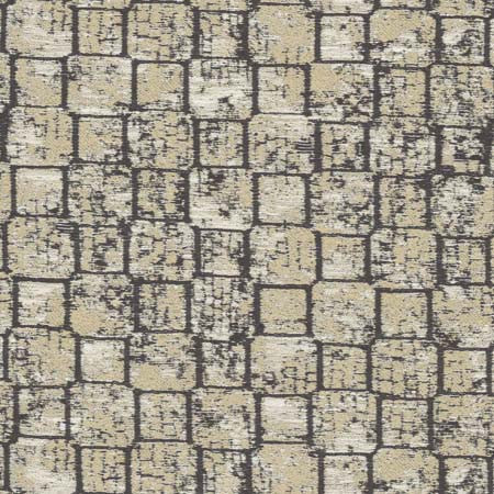Power Block Pyrite by Carole Designer Fabric Modern Edge 100% Polyester India 85,000 Wyzenbeek Double Rubs 6 1/8" V, 6 3/4" H 55" - Swanky Fabrics -