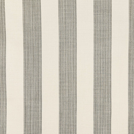 Relaxed Stripe Graphite by Carole Fabric Earth & Stone 57% Cotton, 35% Polyester, 8% Linen India  7" H 55"  - Fabric Carolina -