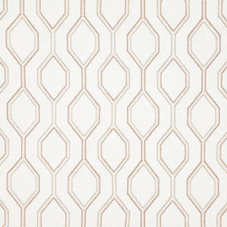 Going My Way Clay by Carole Designer Fabric Dawn & Dusk Base: 70% Cotton, 25% Polyester, 5% Linen, Embr: 61% Cotton, 22% Polyester, 13% Rayon, 4% Linen India N/A 7 3/4" V, 6 1/2" H 52" - Swanky Fabrics -