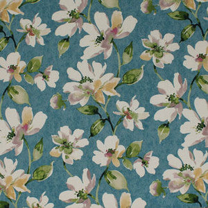Rita Tropical Blue by Carole Fabric