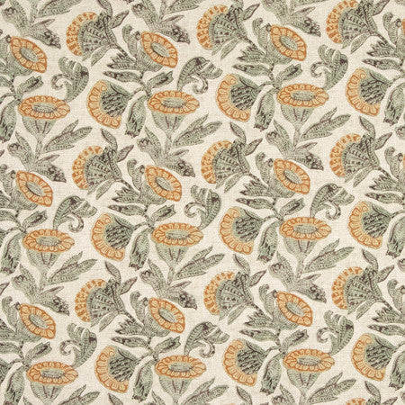 Moments Notice Eucalyptus by Carole Fabric Serene Green 50% Cotton, 35% Viscose, 15% Linen 80,000 Wyzenbeek Double Rubs 14 1/4" V, 13 3/4" H 55" - Fabric Carolina -