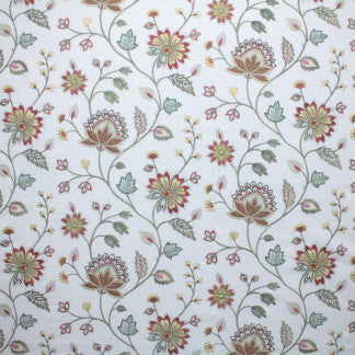 Completely Bouquet by Carole Designer Fabric Enclave 58% Cotton, 42% Polyester India Passes 30,000 Double Rubs Wyzenbeek Horizontal: 26" and Vertical: 12 1/8" 52" - Swanky Fabrics -