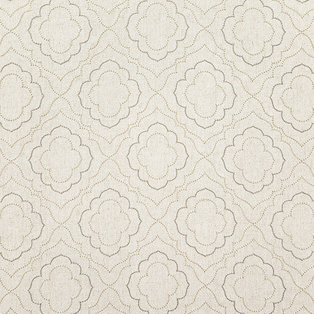 Song For You Gold by Carole Fabric Earth & Stone 50% Polyester, 40% Cotton, 10% Linen China  11 1/2" V, 8 1/2" H 53"  - Fabric Carolina -