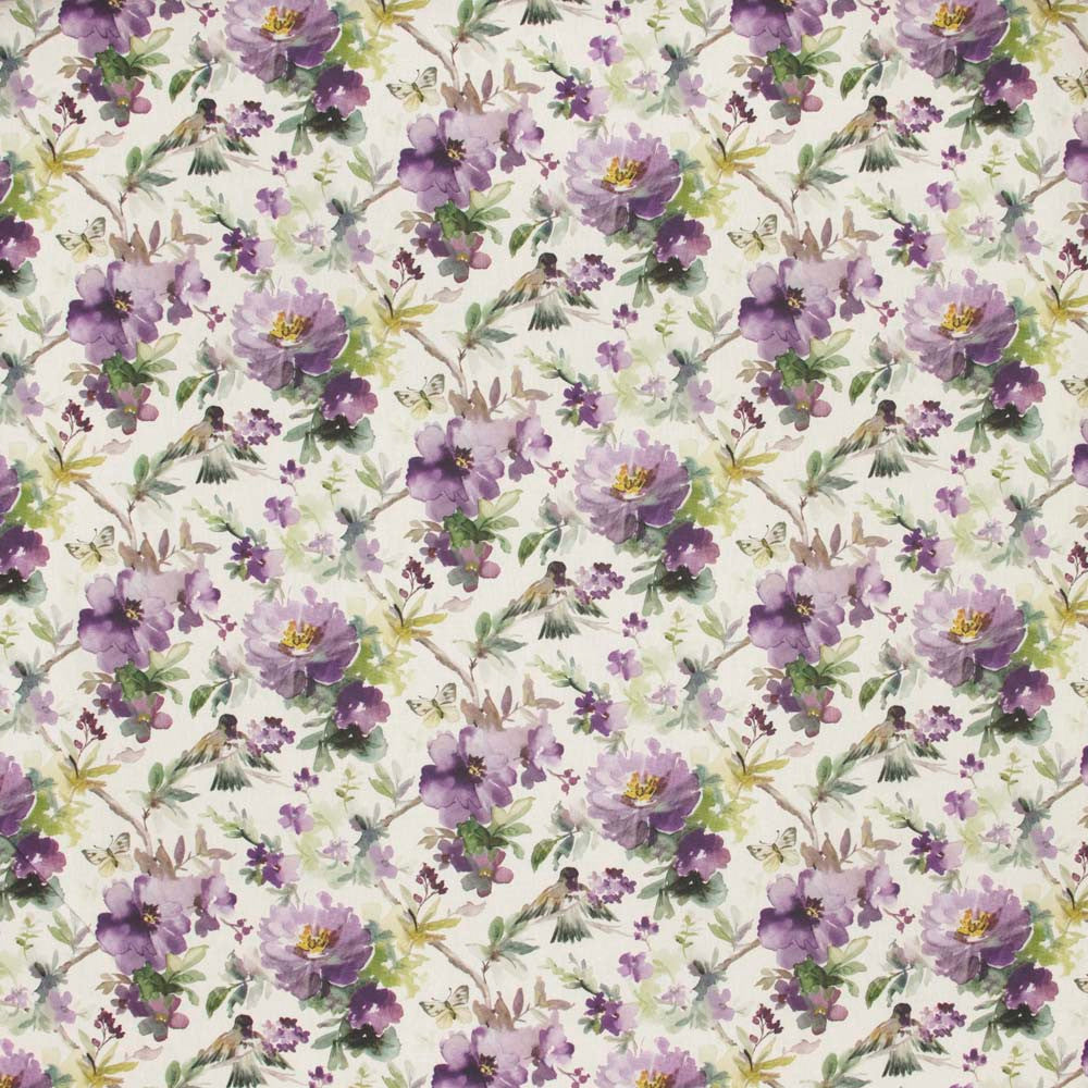 Dreamtown Plum by Carole Fabric Mulberry Sangria 100% Cotton Spain Passes 15,000 Double Rubs Wyzenbeek Horizontal: 265 and Vertical: 12125 54 - Fabric Carolina -
