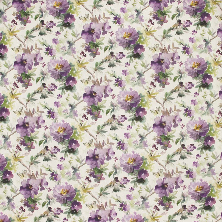 Dreamtown Plum by Carole Fabric Mulberry Sangria 100% Cotton Spain Passes 15,000 Double Rubs Wyzenbeek Horizontal: 265 and Vertical: 12125 54 - Fabric Carolina -