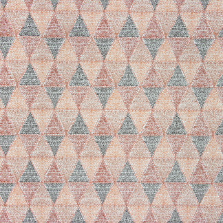Arrow Persimmon by Carole Designer Fabric Summer Garden 100% Cotton India 8 7/8" V, 9" H 54" - Swanky Fabrics -