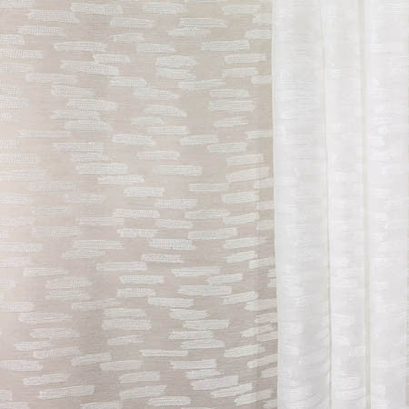 Control Frost by Carole Fabric Perfect Balance 100% Polyester Turkey  10 3/4" V, 11 1/2" H 60"  - Fabric Carolina -