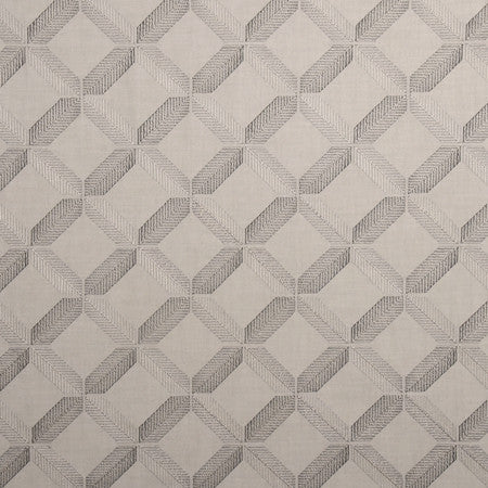 On Many Levels Chrome by Carole Fabric From The Heart 73% Cotton, 27% Polyester India 30,000 Wyzenbeek Double Rubs </p><p>Repeat: 6 3/8" V, 6 3/4" H 54" - Fabric Carolina -