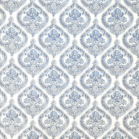 Adornment Denim by Carole Fabric Blue Crush 100% Cotton Spain  13 1/2" V, 6 3/4" H HD 54""  - Fabric Carolina -