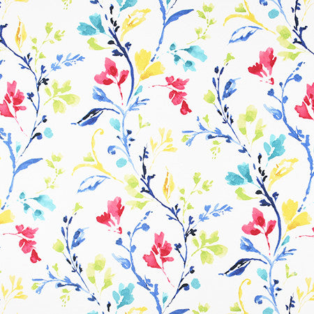 If You Please Classic by Carole Fabric Bluebell 100% Cotton Spain 50,000 Wyzenbeek Double Rubs 27" V, 13 1/2" H HD 54"  - Fabric Carolina -