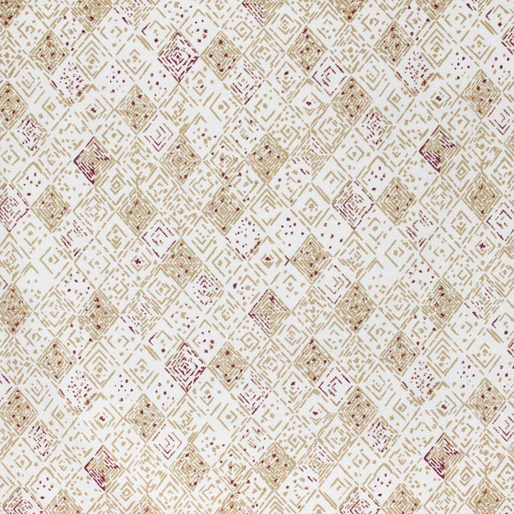 Circa Aztec by Carole Fabric Mulberry Sangria 90% Cotton, 10% Linen Pakistan N/A Horizontal: 24875 and Vertical: 27 58 - Fabric Carolina -