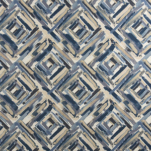 Paint Strokes Aegean by Carole Fabric