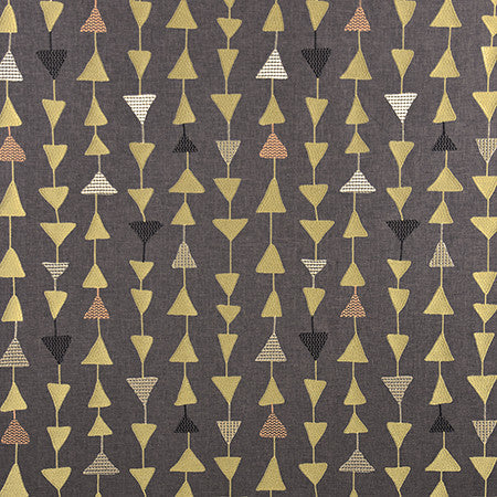 Point The Way River Rock by Carole Designer Fabric Well-Traveled 52% Polyester, 48% Cotton India 80,000 Wyzenbeek Double Rubs 18 1/4" V, 17" H 51" - Swanky Fabrics -
