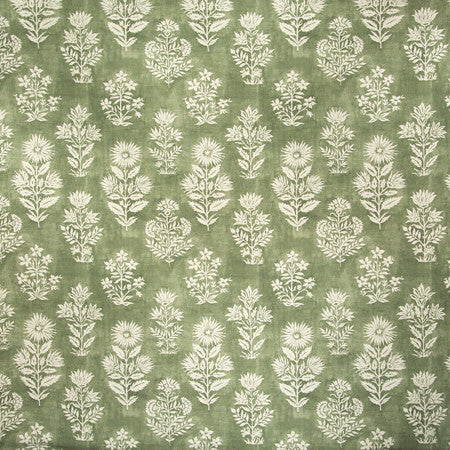 Place Of Honor Juniper by Carole Designer Fabric Misty Glen 50% Cotton, 35% Viscose, 15% Linen India 19" V, 18" H 54"" - Swanky Fabrics -
