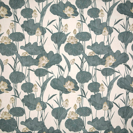 Be Seen Linen by Carole Fabric Misty Glen 72% Polyester, 20% Rayon, 8% Linen China  27" V, 27 1/4" H 55""  - Fabric Carolina -