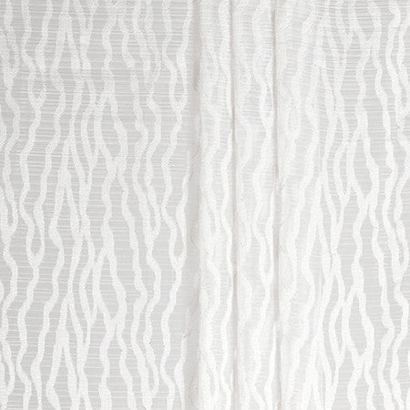Jet Stream Grey by Carole Fabric Sheer Impressions 100% Polyester N/A 7 1/2" V, 6 3/4" H 127" - Fabric Carolina -