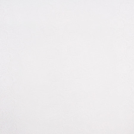 Ravishing Snow by Carole Fabric WINNER'S CIRCLE 100% Polyester Turkey Passes 15,000 Double Rubs Wyzenbeek Horizontal: 7 1/2" D and Vertical: 7" V 56" - Fabric Carolina -