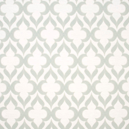 Dobbs Ferry Aqua by Carole Fabric Blue Forest 62% Polyester, 31% Cotton Turkey N/A 13 3/4" V, 7" H 58"  - Fabric Carolina -