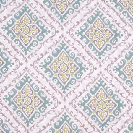 Hold The Trust Seaspray by Carole Designer Fabric Pink Jade 100% Cotton- SR Pakistan 18" V, 17 3/4" H HD 55" - Swanky Fabrics -