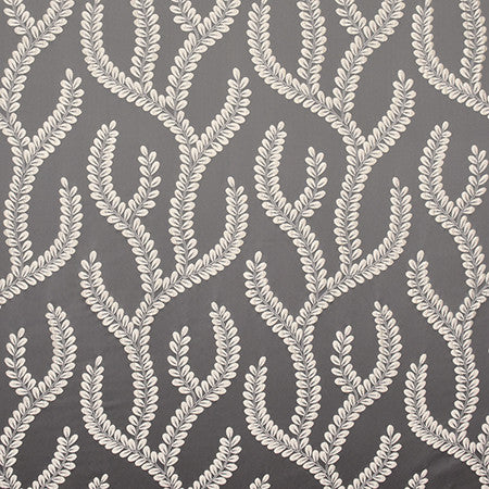 In Its Path Black Pearl by Carole Fabric Radiance 100% Polyester India  20 1/2" V, 9 1/2" H 54"  - Fabric Carolina -