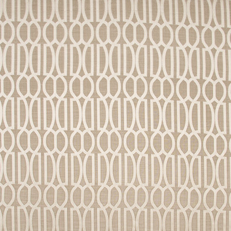 Double Coverage Linen by Carole Fabric Modern Castle 74% POLYESTER, 26% VISCOSE INDIA  9 1/4" V, 4 1/2" H 55"  - Fabric Carolina -