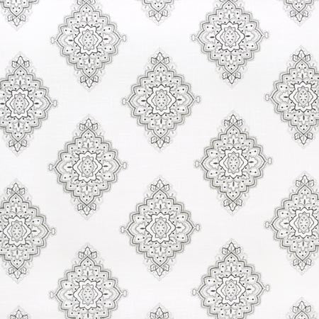 My Alibi Ebony by Carole Fabric ONYX & IVORY 55% Linen, 45% Rayon China Passes 30,000 Double Rubs Wyzenbeek Horizontal: 17 3/4" and Vertical: 15 1/2" V 53" - Fabric Carolina -