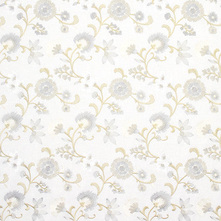 Always There Marble by Carole Fabric Wallflower Base: 52% Cotton, 48% Polyester. Embr: 100% Poly INDIA 15,000 Wyzenbeek Double Rubs 9 1/4" V, 8 3/4" H 52.5"  - Fabric Carolina -