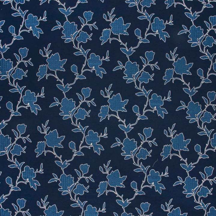 Park Scenery Deep Navy by Carole Fabric Emerald Ocean 80% Cotton, 20% Rayon India N/A Horizontal: 255 and Vertical: 1575 51 - Fabric Carolina -